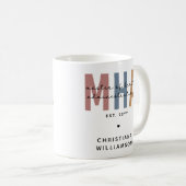 MHA健康パーソナライズされた管理マスター コーヒーマグカップ (正面右)