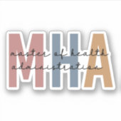 MHA健康パーソナライズされた管理マスター シール (正面)