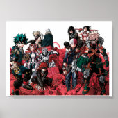 MHA Chapter 254 Color Spread ポスター (正面)