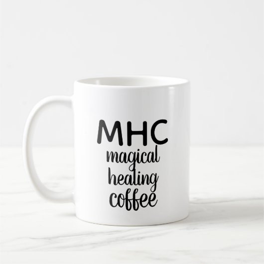"MHC: 魔法の治療のコーヒー"マグ コーヒーマグカップ (左)