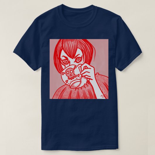Mhh Aコーヒきらめくー Tシャツ (デザイン正面)