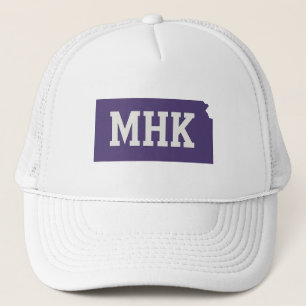 MHKカンザス マンハッタンKS州省略形 キャップ