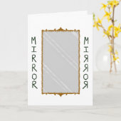 MHM -鏡鏡 カード (黄色い花)