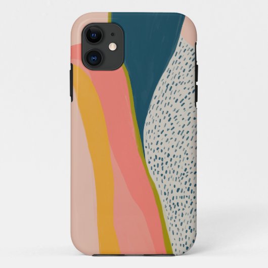 MHNフォンケース色鮮やかな抽象芸術 Case-Mate iPhoneケース (裏面)