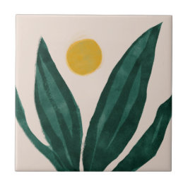 MHN緑と黄色のタイルコレクション タイル