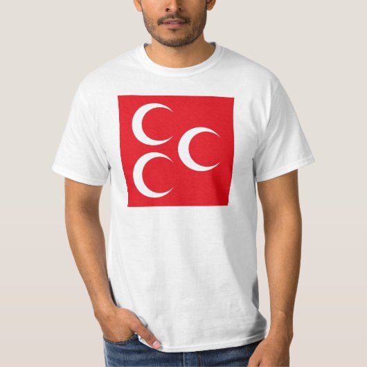 Mhpのトルコの旗 Tシャツ (正面)
