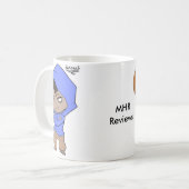 MHRはマグを見直します コーヒーマグカップ (正面左)