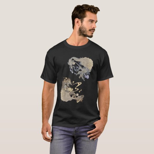 MhRise Thunder Serpent Narwawind Serpent Ibushi Tシャツ (正面フル)