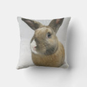 MHRR Honeybadgerのバニーウサギの装飾用クッション クッション (裏面)