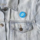 Miのアイディアは愛基礎青いPinを持っています 缶バッジ (インサイチュ)