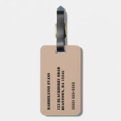 Miのバッグ ラゲッジタグ (裏面縦)