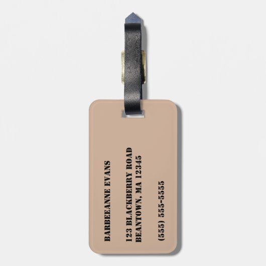 Miのバッグ ラゲッジタグ (裏面縦)