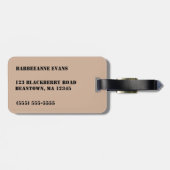 Miのバッグ ラゲッジタグ (裏面横)