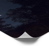 MIのバン・ビューレン州パークから見られる惑星火星 ポスター (角)