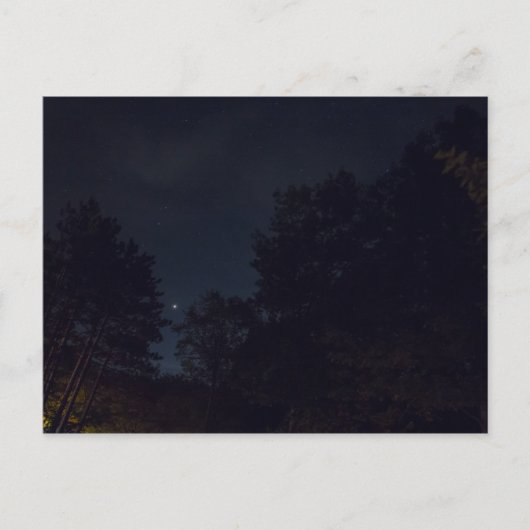 MIのバン・ビューレン州パークから見られる惑星火星 ポストカード (正面)