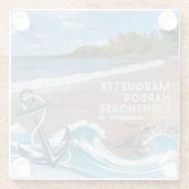 MIのマロッケハーバーライトハウス ガラスコースター (裏面)