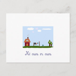 Miの家suの家の家の暖まる招待 招待状