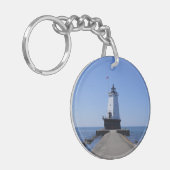 MIのLudington, North Pierhead Light house キーホルダー (正面左)