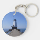 MIのLudington, North Pierhead Light house キーホルダー (裏面)