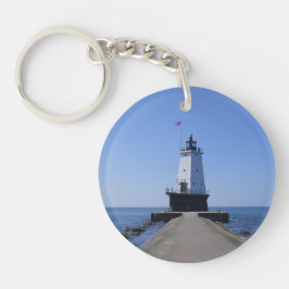 MIのLudington, North Pierhead Light house キーホルダー