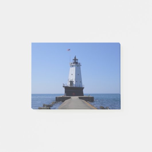 MIのLudington, North Pierhead Light house ポストイット (正面)