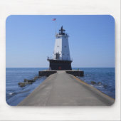 MIのLudington, North Pierhead Light house マウスパッド (正面)