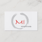 Miカード 名刺 (裏面)