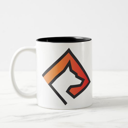 MIドッグマグ ツートーンマグカップ (左)