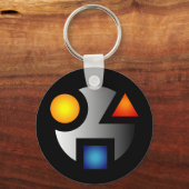 MI暗号化ロゴキーチェーン キーホルダー (正面)