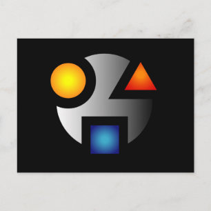 MI暗号化ロゴポストカード ポストカード