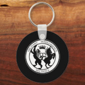 MI6ロゴ キーホルダー (正面)