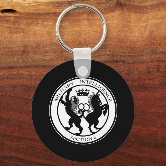 MI6ロゴ キーホルダー (正面)