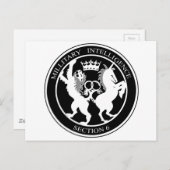 MI6ロゴ ポストカード (正面/裏面)