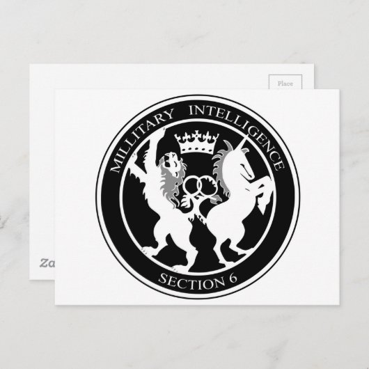MI6ロゴ ポストカード (正面/裏面)