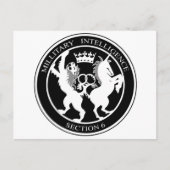 MI6ロゴ ポストカード (正面)