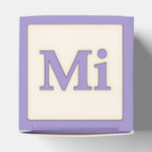 "Mi"ソルフェッジョミュージカルベビーブロックパープル フェイバーボックス (上部)