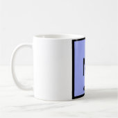 Mi - ミシガン州 化学周期表 コーヒーマグカップ (左)