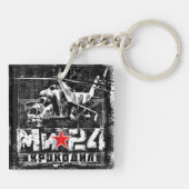 Mi-24ソ連の大型ヘリコプター キーホルダー (裏面)