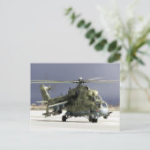 MI-24後面 ポストカード (スタンド正面)
