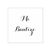 Mi Bautizo – 木製スタンプ ラバースタンプ (インプリント)
