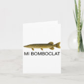 Mi Bomboclat Funny Fish Jamaican Slang Graphic  カード (正面)