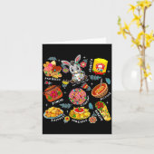 Mi Burrito Sabanero Mexican Tuki Tuki Latino Xmas  カード (黄色い花)