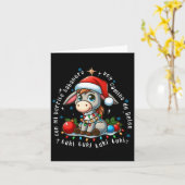Mi Burrito Sabynero Mexican Christmas Donkey Spani カード (黄色い花)