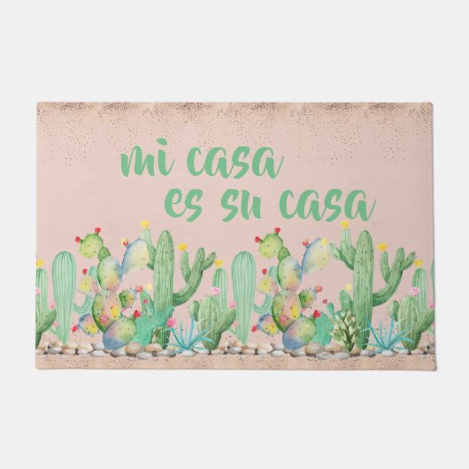 Mi Casa Es Su Casa | スペイン語のドアマット ドアマット (正面)