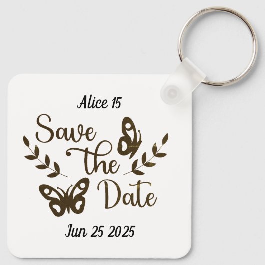 Mi Celebración de Quince Años キーホルダー (裏面)