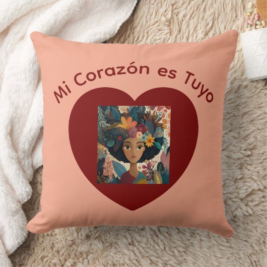 Mi Corazón es Tuyo Cojín クッション (ブランケット)