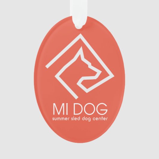 MI DOGクリスマスオーナメント オーナメント (正面)