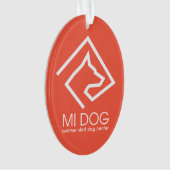 MI DOGクリスマスオーナメント オーナメント (正面)