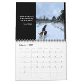 MI DOGサマースレードドッグセンターカレンダー カレンダー (2月 2027)