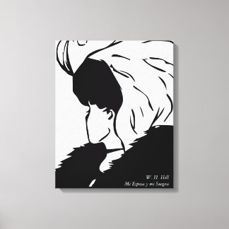 Mi esposa y mi Suegra de W. H. Hill キャンバスプリント